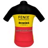 Cykeltrøje 2023 Fenix-Deceuninck Belgisk Mesterskab Gul Rød Sort